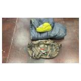 RedHead Duffel Bag and Coleman Max Sleeping Bag