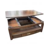 Rolling Lift Top Coffee Table