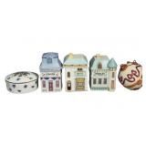 (5) Vtg. Pieces of Lenox Glassware, Spice Village,