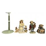 (3) Resin Figurines, Yesterdaysï¿½ Child, Collage