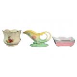 (3) Pieces of Vintage Ceramic Dishes, Hull