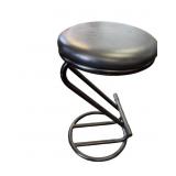 Padded Seat Metal Base Stool