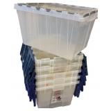 6 flap Lidded Totes