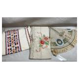 3 Vtg/antique tables place mats