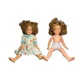 (2) Vintage 1950ï¿½s Ideal Toy Corp. Vinyl Dolls