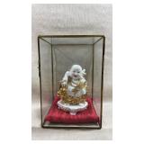 vintage hand-painted white porcelain Laughing