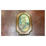 vintage framed reproduction of "The Cottage G