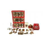 Assorted Vintage Christmas Decor, Ornaments,
