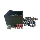 (60+) Christmas ornaments & ornament holder basket