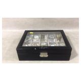 Watch Collection in Black Display Case