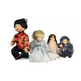 (5) Vintage Porcelain Dolls, Vogue Doll, Petite