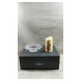 Vintage Waterford Crystal Bethany Pillar Candle