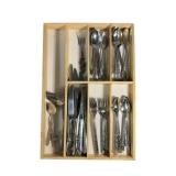 Vintage Mixed Silverware Set, Rodgers Stainless,