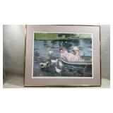 Framed print of Summertime (c. 1894), an oil