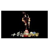 Vintage Misc. Holiday Ornaments, Cat & Nativity