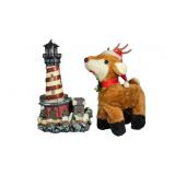 Fiber-Optic Light-up Lighthouse Table Display,