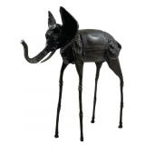 Salvador Dali elephant bronze sculpture