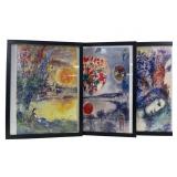 (3) Marc Chagall Framed Prints