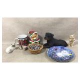 Sandcast animals and glassware and more