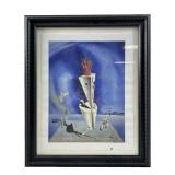 Salvador Dali Apparatus and Hand print