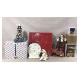 Christmas Decor Including Figurines and Mug