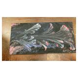 abstract acrylic pour painting