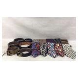 Leather Belts and Neckties Collection
