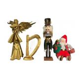 Vintage Christmas Holiday Decor, Anna Lee Santa,
