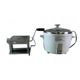 Kenwood Rice Cooker and Ampia Pasta Maker