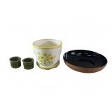 Ceramic Planter Set with Rï¿½mer Topf Bowl
