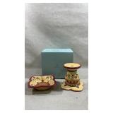 PartyLite Bohemian Spice 2-piece ceramic candle