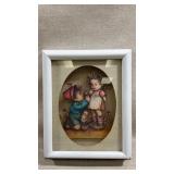 vintage 3D relief paper tole or decoupage wall