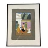 Rajasthani school Indian miniature painting