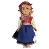 Vintage 1950s German Doll 15" Collectible