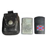 Vintage Zippo Lighter & Carrying Case, Tommy