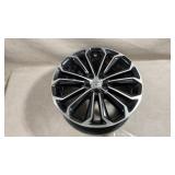 17x7-inch factory OEM machined and black alloy