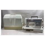 vintage National electric portable sewing machine