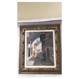 Yantje signed oil on canvas wall art