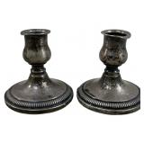 Fisher weighted sterling silver candle stick