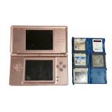 2006 Nintendo DS Lite Model USG-001 with Games