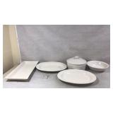 Signature Sorrento White Ceramic Serveware Set