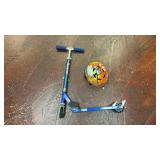 blue Razor A125 Anodized Kick Scooter featuring