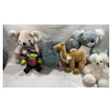 Group of new condition plush toys