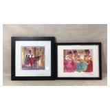 Mexican water color wall art