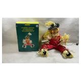 20" Fiber Optic Pumpkin Scarecrow with box