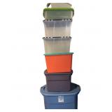 7 Various size Totes