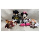Group of new condition plush toys including