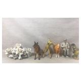 Glass figurines