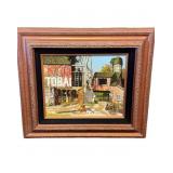 Vintage H. Hargrove "Construction with Worker"