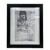 Pablo Picasso "Mother & Child" Framed Print